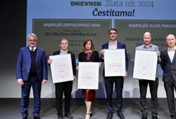 RCM d.o.o. med najboljšimi zaposlovalci v Sloveniji – prejemnik priznanja Zlata nit 2024
