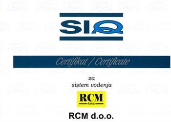 RCM d.o.o. uspešno zaključilo certifikacijsko presojo sistema HACCP