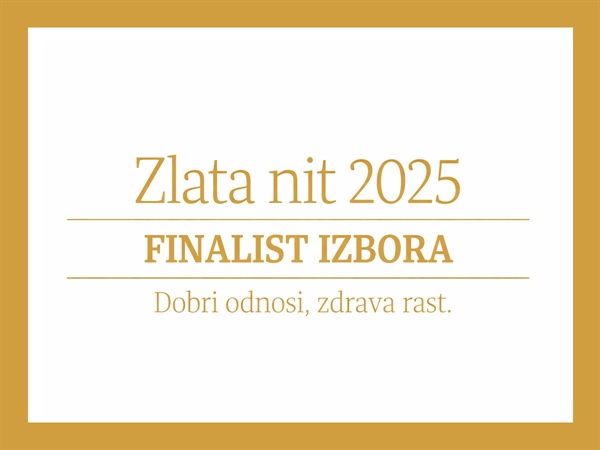 RCM ponovno med finalisti izbora Zlata nit  – podjetje, ki raste kot njegovi ljudje