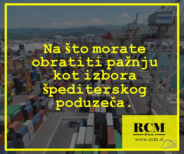 Na što morate obratiti pažnju kod izbora špediterskog poduzeča