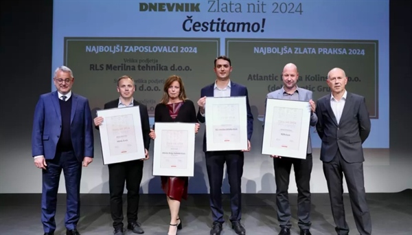 RCM d.o.o. Among the best employers in Slovenia – Recipient of the Zlata nit 2024 Award