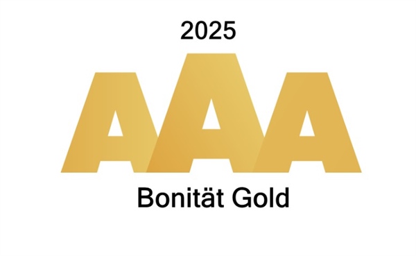 RCM d.o.o. gehört erneut zu den Besten – Goldene Bonitätsauszeichnung AAA